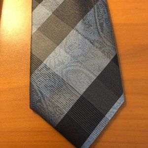 Sean John Blue Plaid Dress Tie